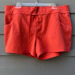 Leilana Orange Swim Shorts 14